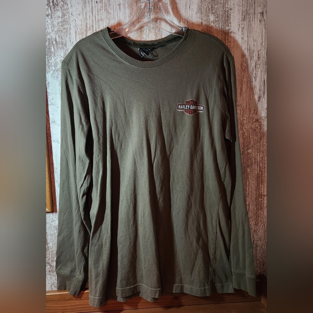Harley-Davidson Men's Dark Gray Long Sleeve Shirt